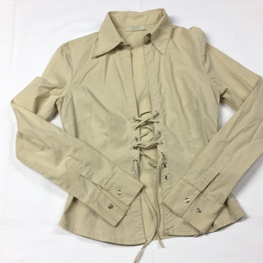 Sexy tan shirt